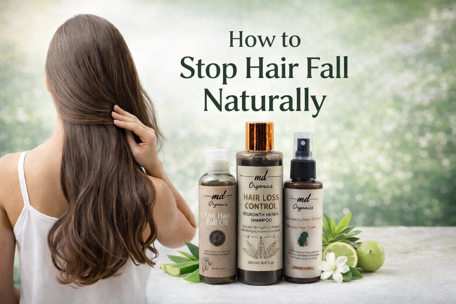 How to Stop Hair Fall Naturally