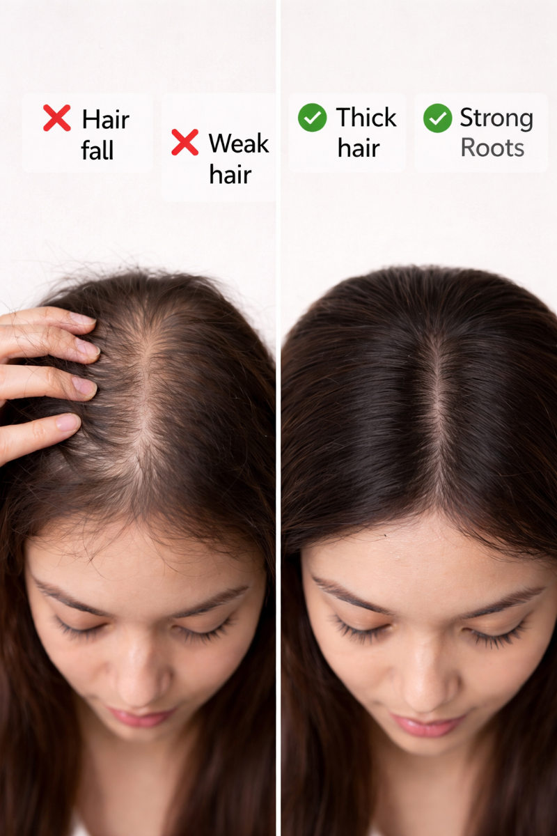 Herbal Shampoo for Hair Fall MD Organics