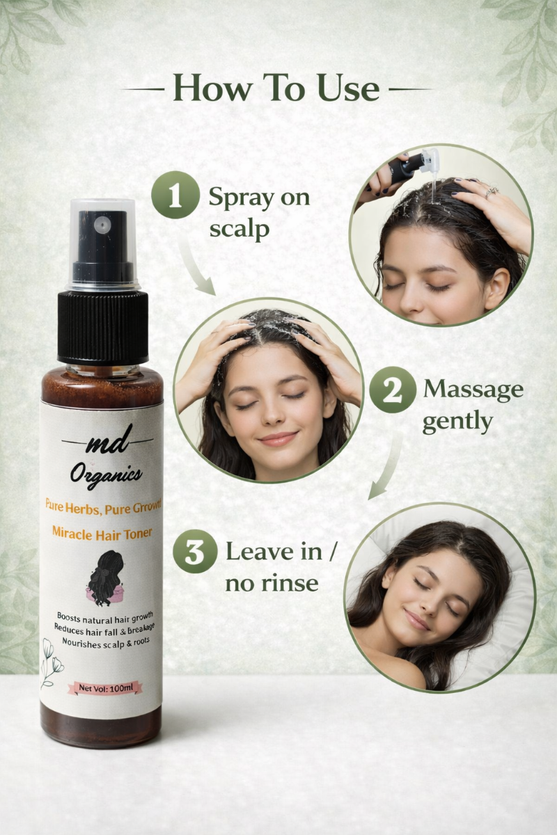 MD Organics Herbal Hair Growth Toner Pakistan